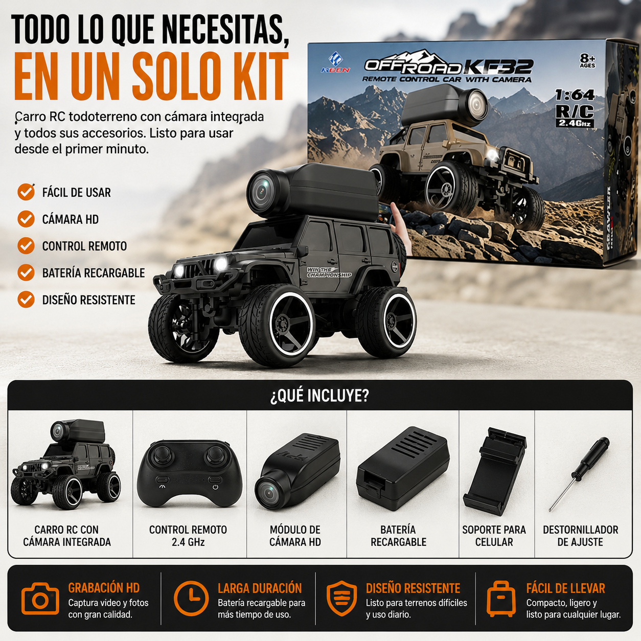 Carro Espía con Cámara en Vivo
